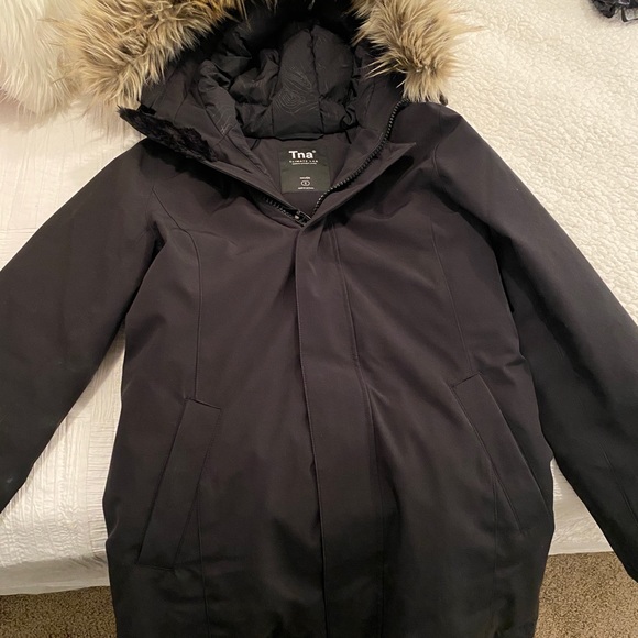 NWOT TNA HAVEN 100% GOOSE DOWN PARKA - Picture 2 of 4
